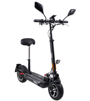 Preview: eFlux Lite Six E-Scooter 1000 Watt mit Straßenzulassung, 40 km/h, verstellbarer Sitz, Lithium-Akku